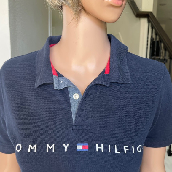 Tommy Hilfilger Polo Shirt Youth Sz L (16-18) gently used - Picture 2 of 8